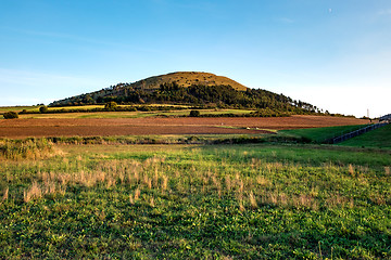 Image showing The famous hill Ipf near town Bopfingen