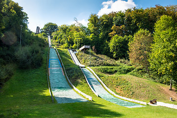 Image showing Romantic landscape Koenigsbronn