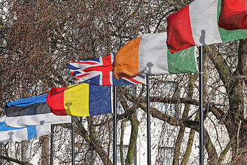 Image showing Europe Countries Flags