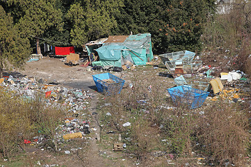 Image showing Illegal Camp Settlement