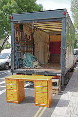 Image showing Removal Moving Truck