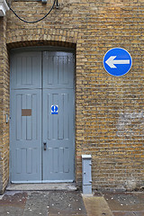 Image showing Arrow and Door