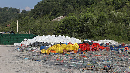 Image showing Scrap Plastic Recycling