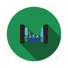 Image showing Water boat ride icon