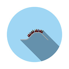 Image showing Small roller coaster icon