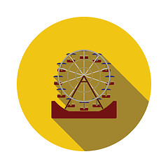 Image showing Ferris wheel icon