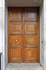 Image showing Wooden Door