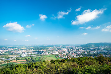 Image showing View to the town Aalen