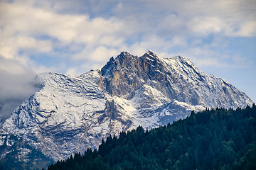 Image showing Mountains of Garmisch-Partenkirchen in autumn