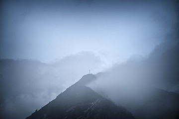 Image showing Mountains of Garmisch-Partenkirchen in autumn