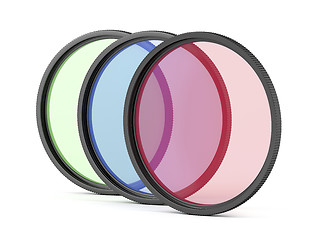 Image showing Colorful photographic filters