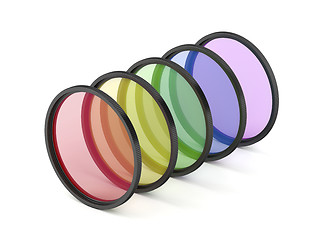 Image showing Colorful photographic filters