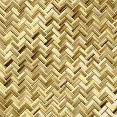 Image showing Woven basket texture