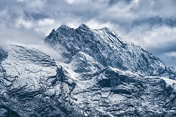 Image showing Mountains of Garmisch-Partenkirchen in autumn