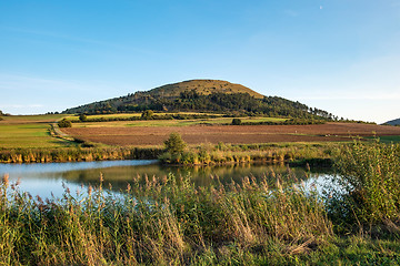 Image showing The famous hill Ipf near town Bopfingen