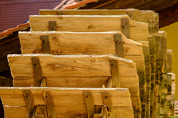 Image showing Mill wheel in Noerdlingen