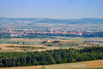 Image showing View to the town Noerdlingen