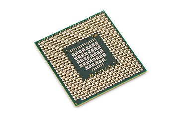 Image showing Computer Processor Atom CPU