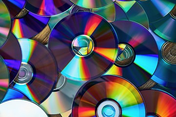 Image showing CD shiny background