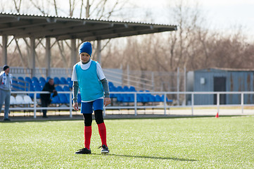 Image showing Boy soccer player