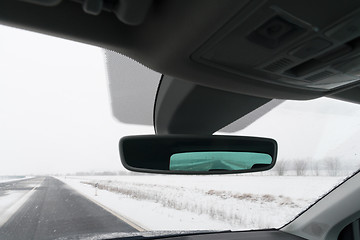 Image showing Image of a driving mirror