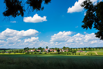 Image showing View to Bavarian village Unterlappach