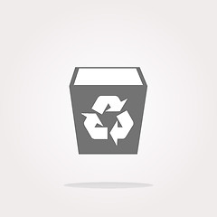 Image showing eco recycle bin Icon Vector. eco recycle bin Icon. eco recycle bin Icon Graphic. eco recycle bin Icon Art. eco recycle bin Icon JPG. eco recycle bin button. eco recycle bin Icon Drawing vector