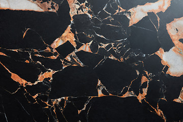 Image showing Dark Marble Granite Stone