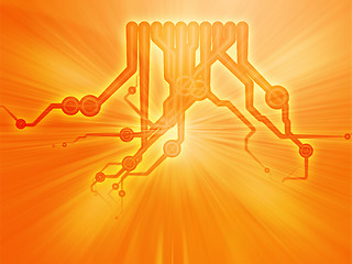 Image showing Technical schematic diagram