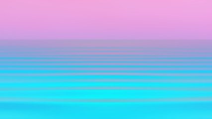 Image showing Abstract Motion Blurred Seascape Background In Vibrant Holograph