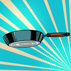 Image showing griddle frying pan skillet saucepan kitchen utensils