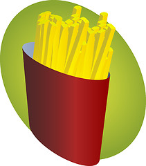 Image showing French fries