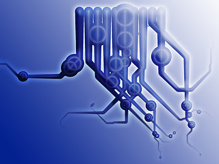 Image showing Technical schematic diagram