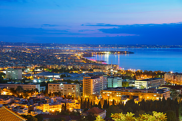 Image showing Aerial view of Thessaloniki, Greece