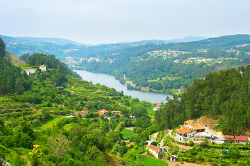 Image showing Douro valley overview, Portugal