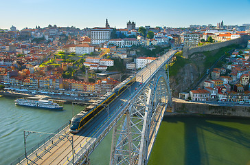 Image showing Porto skyline in daytime. Portugal