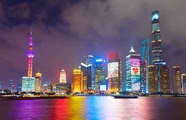 Image showing Beautiful Shanghai at night. China