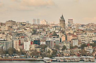 Image showing Aerial view the city of Istanbul