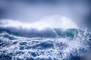 Image showing impressive storm on Pacific coast