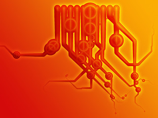 Image showing Technical schematic diagram