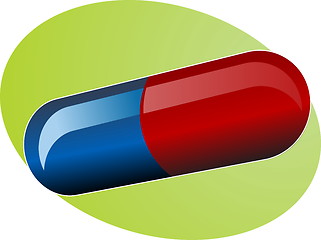 Image showing Illustration of medical pill