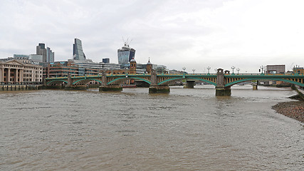 Image showing Southwark Bridge London