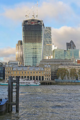 Image showing Skyscraper Construction Site