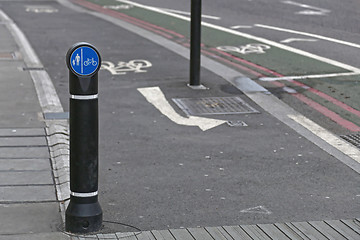 Image showing Bike Lane Street