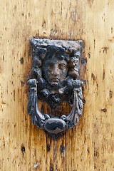 Image showing Ancient italian door knocker.