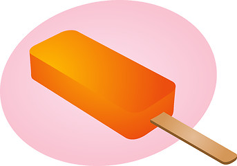 Image showing Frozen ice cream treat illustration
