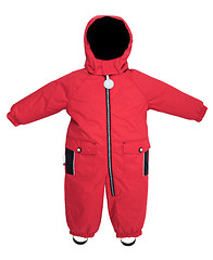 Image showing Childrens snowsuit fall