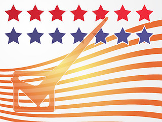 Image showing USA election voting illustration