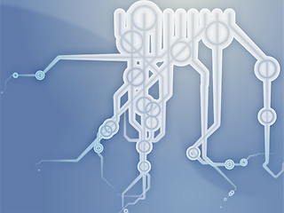 Image showing Technical schematic diagram