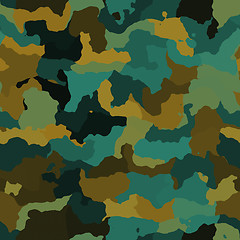 Image showing Camouflage pattern texture